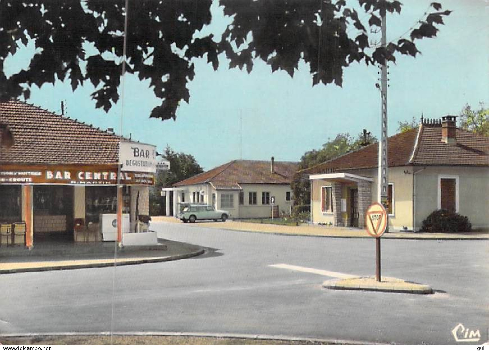 [33] Gironde > CAZAUX Carrefour De La Poste  BAR Central *PRIX FIXE - Other & Unclassified