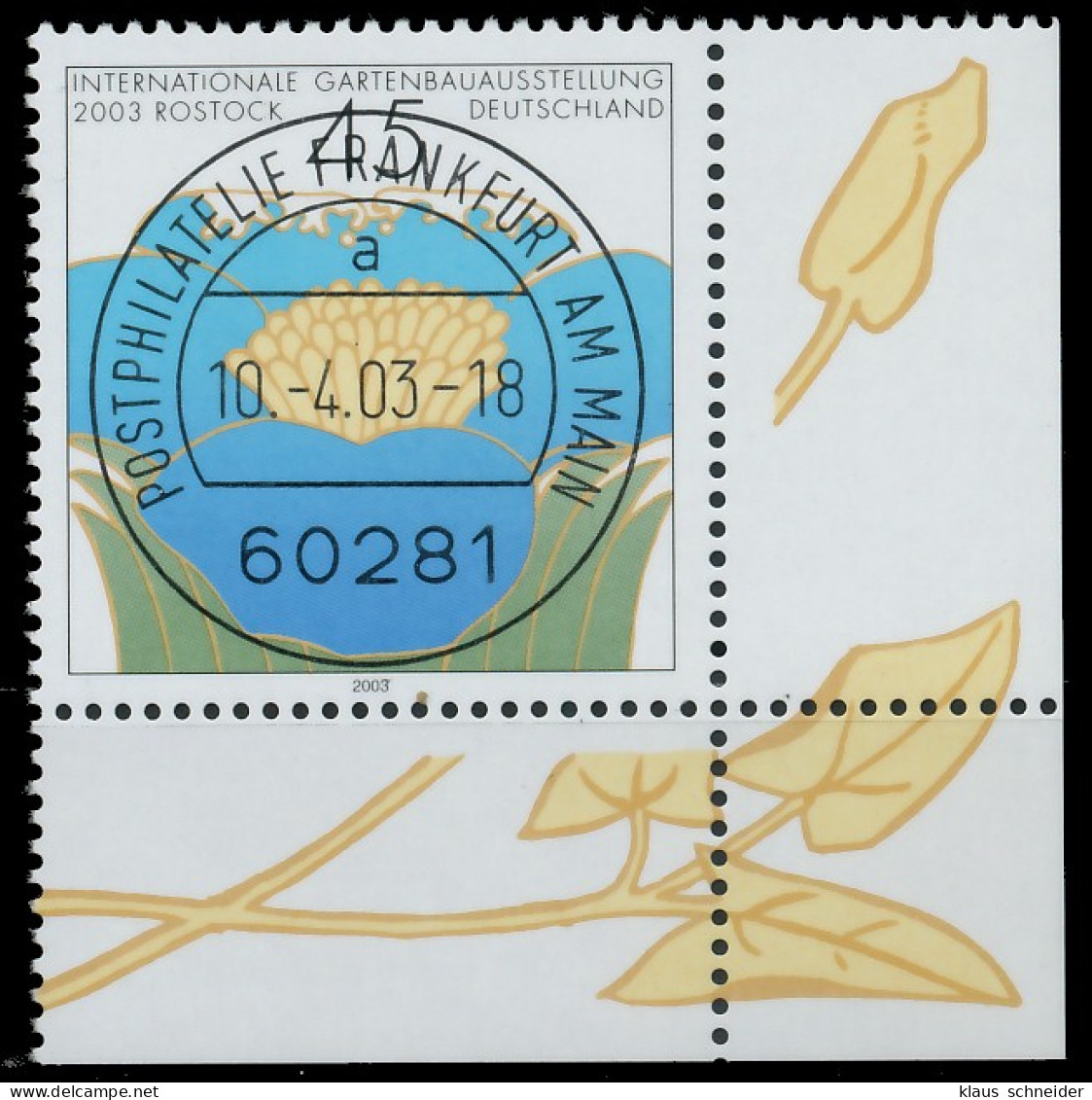 BRD BUND 2003 Nr 2335 Zentrisch Gestempelt ECKE-URE X3C8C56 - Used Stamps