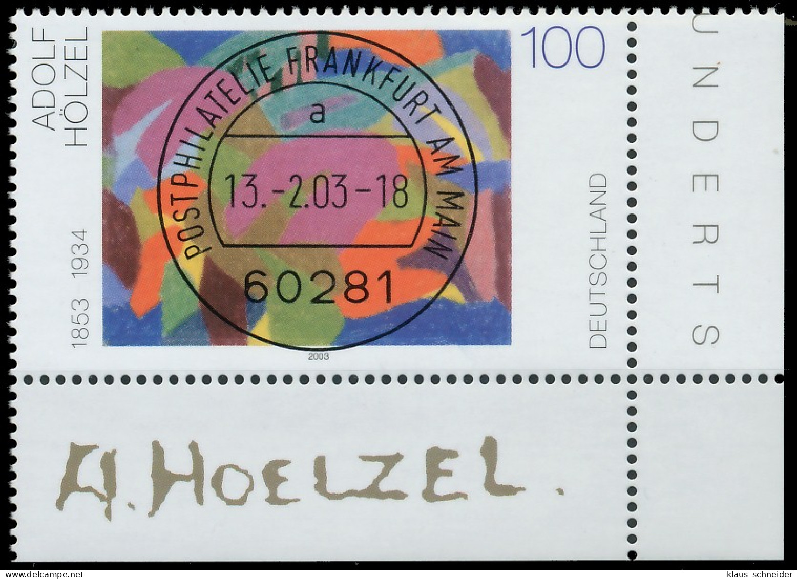 BRD BUND 2003 Nr 2316 Zentrisch Gestempelt ECKE-URE X3C8D1E - Used Stamps