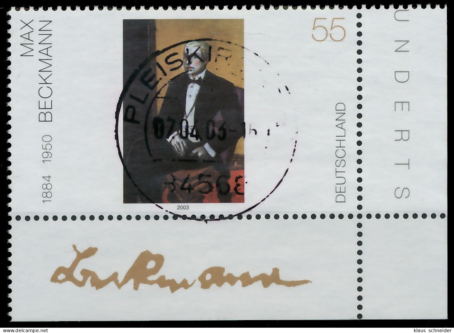 BRD BUND 2003 Nr 2315 Zentrisch Gestempelt ECKE-URE X3C8D4A - Used Stamps