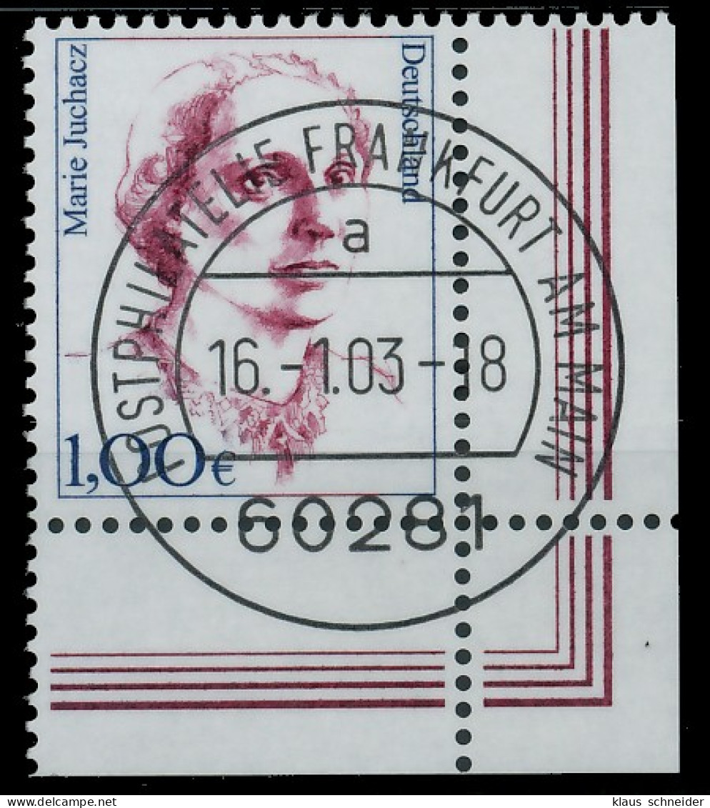 BRD DS FRAUEN Nr 2305 Zentrisch Gestempelt ECKE-URE X3C8DA6 - Used Stamps
