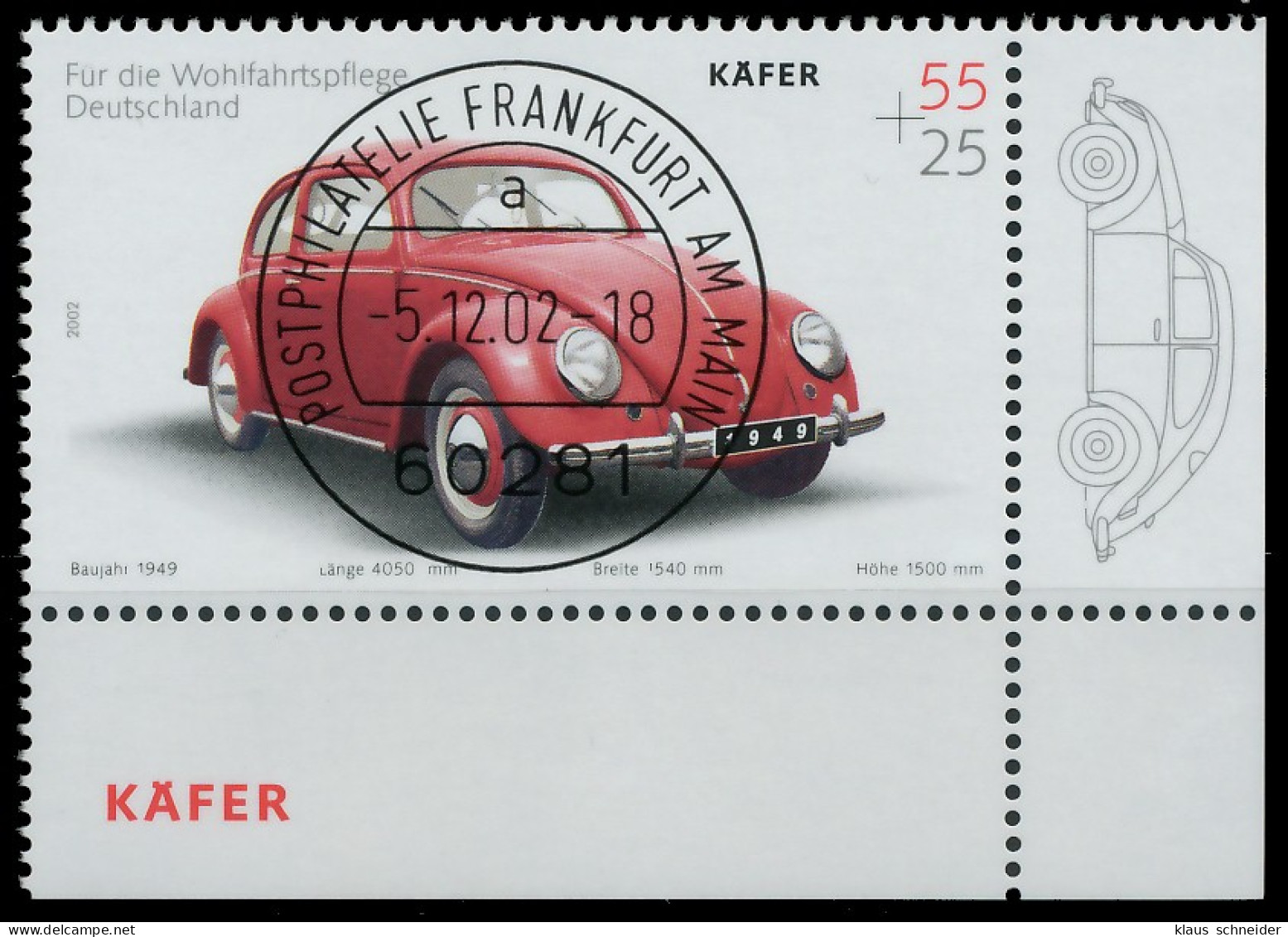 BRD BUND 2002 Nr 2292 Zentrisch Gestempelt ECKE-URE X3C8E62 - Used Stamps