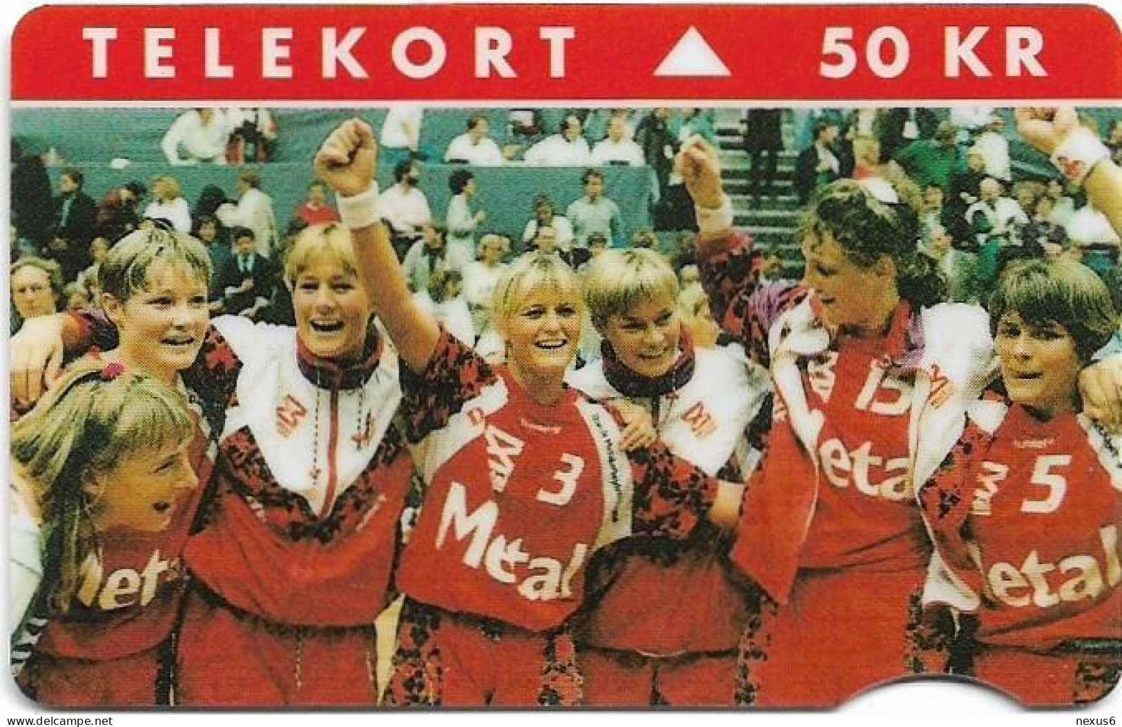 Denmark - KTAS - Women's Handball - TDKS032 - 09.1994, 50kr, 3.000ex, Used - Danimarca