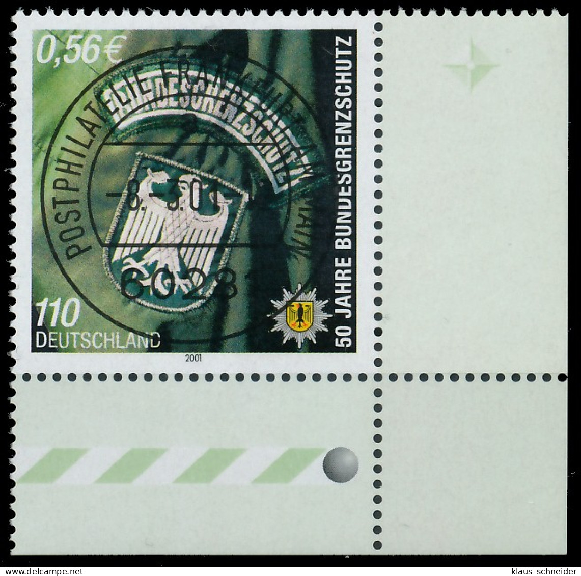 BRD BUND 2001 Nr 2175 Zentrisch Gestempelt ECKE-URE X3CD5DA - Used Stamps