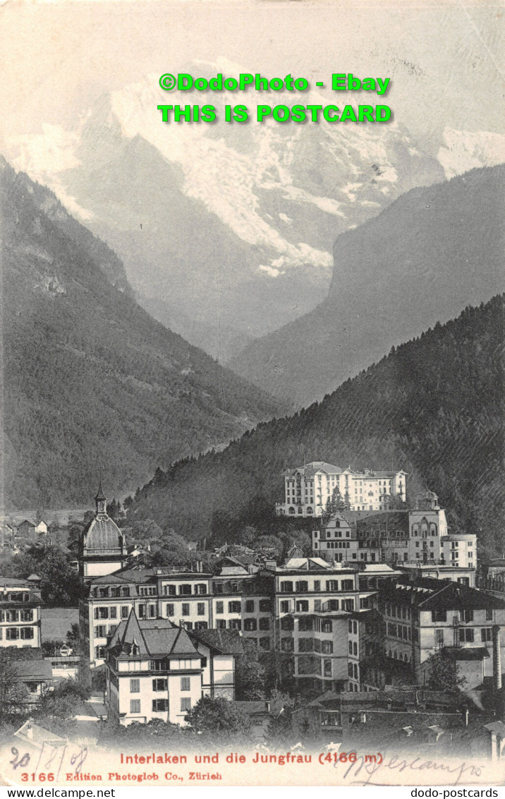 R450151 Interlaken Und Die Jungfrau. 3166. Photoglob. 1908 - World