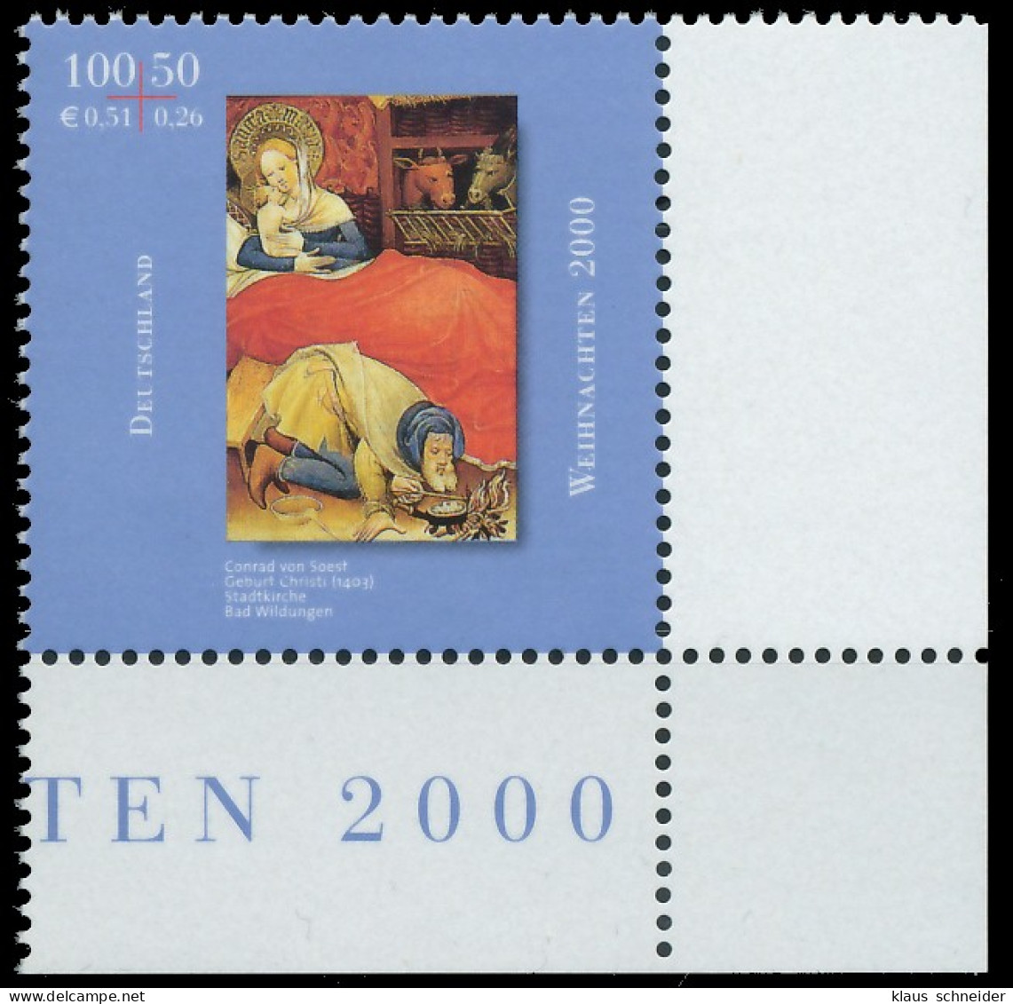 BRD BUND 2000 Nr 2151 Postfrisch ECKE-URE X3D0736 - Neufs