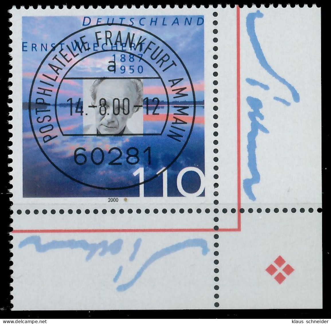 BRD BUND 2000 Nr 2132 Zentrisch Gestempelt ECKE-URE X3D084A - Used Stamps