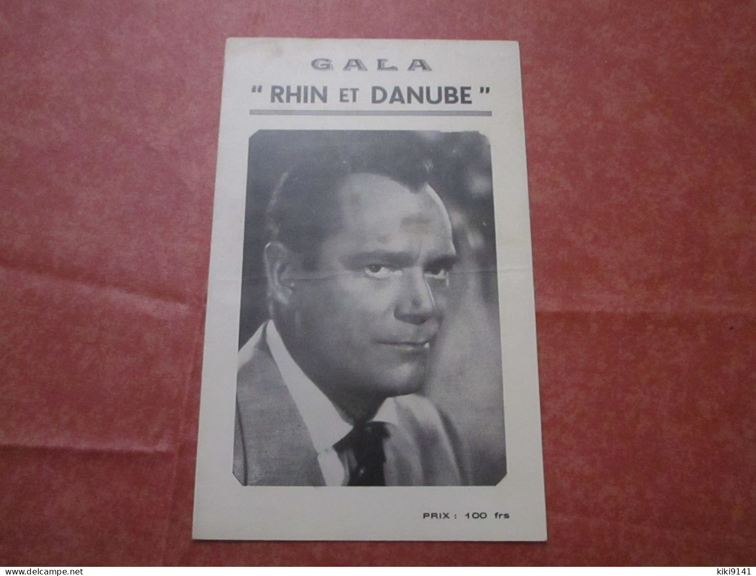 GALA "RHIN Et DANUBE" - Programme - Documentos