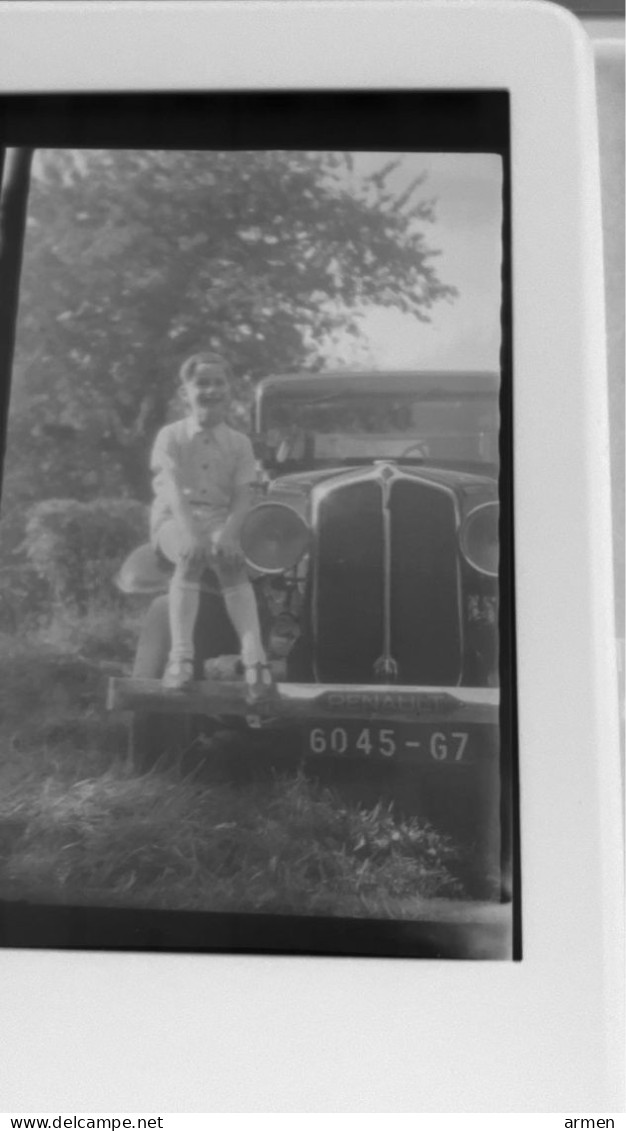 Négatif Film Snapshot -  Voiture Automobile Cars - Plaques De Verre