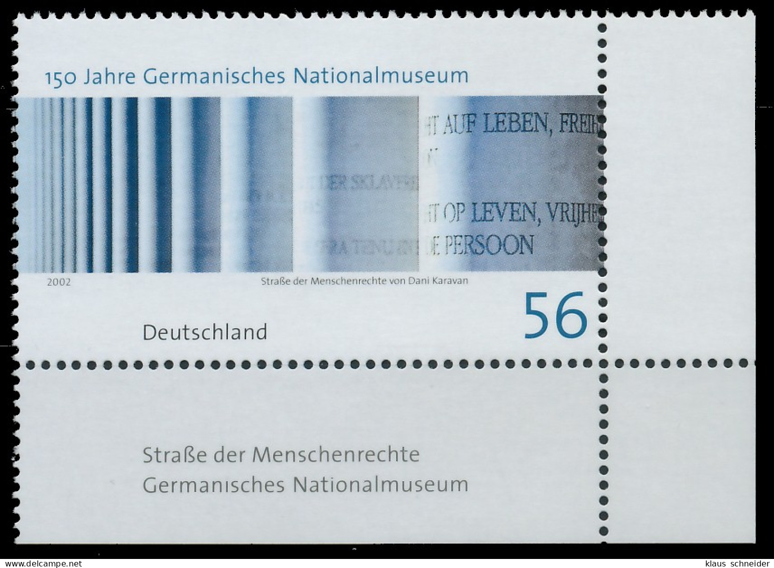BRD BUND 2002 Nr 2269 Postfrisch ECKE-URE X3D096E - Unused Stamps