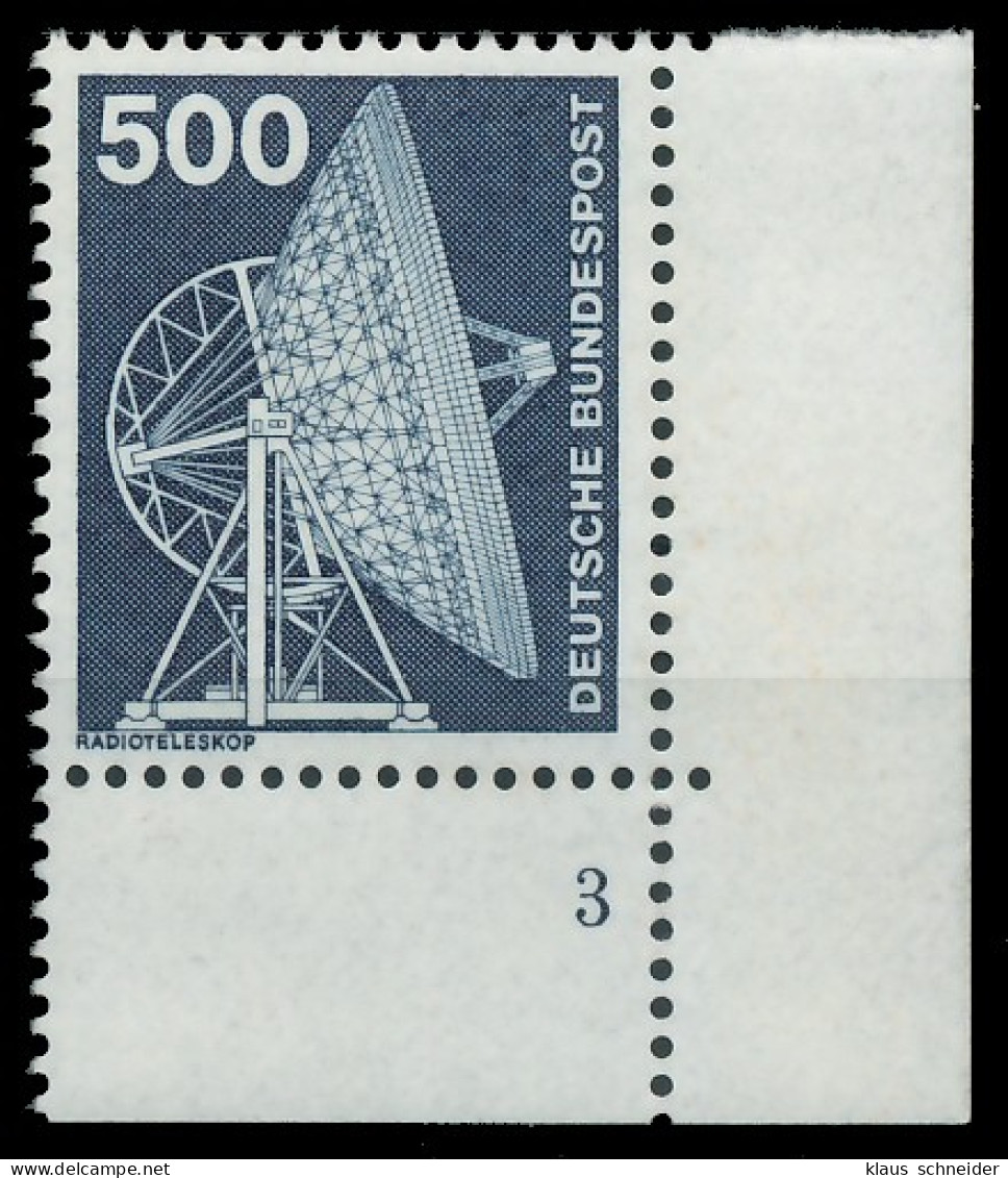 BRD BUND DS INDUSTRIE U. TECHNIK Nr 859 Postfrisch FORM X3D09AE - Unused Stamps