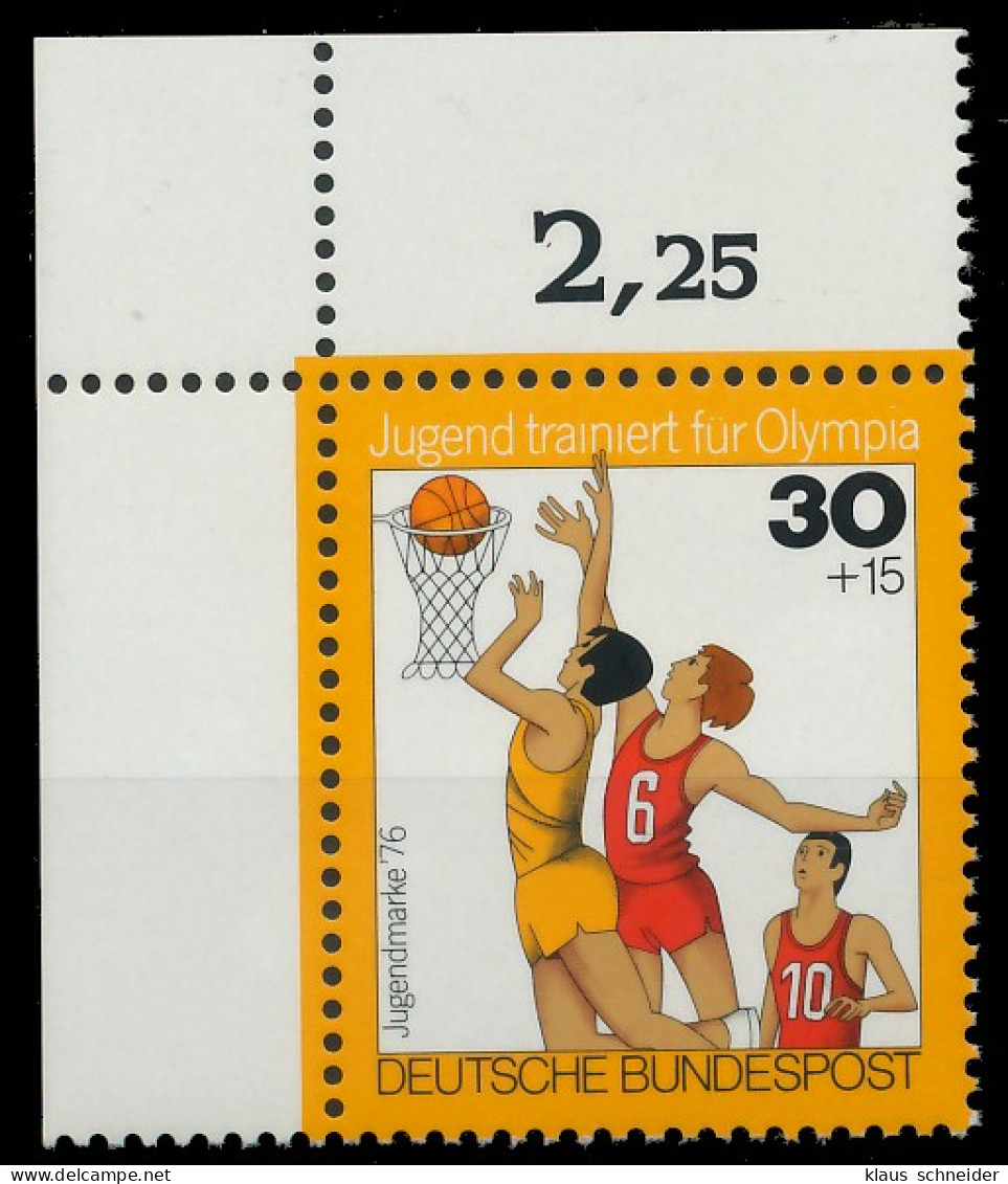 BRD BUND 1976 Nr 882 Postfrisch ECKE-OLI X3D0A16 - Unused Stamps