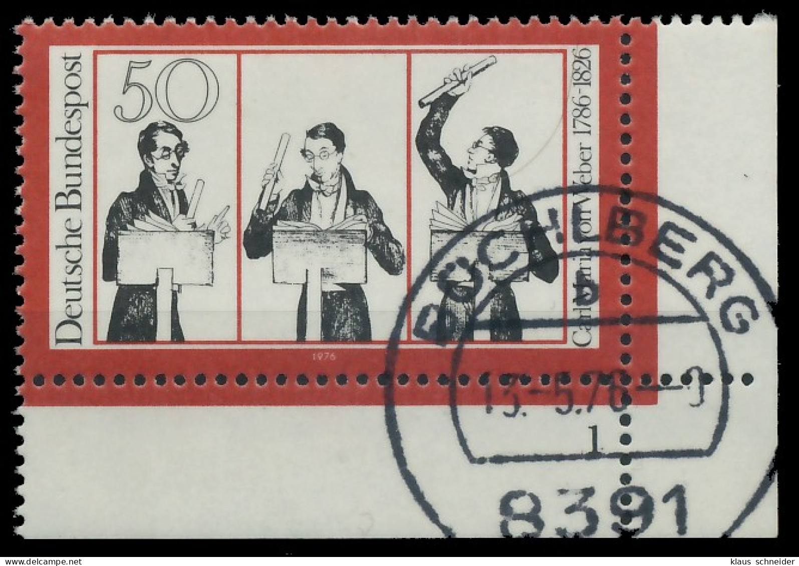 BRD BUND 1976 Nr 894 Gestempelt FORMNUMMER 1 X3D0A82 - Used Stamps