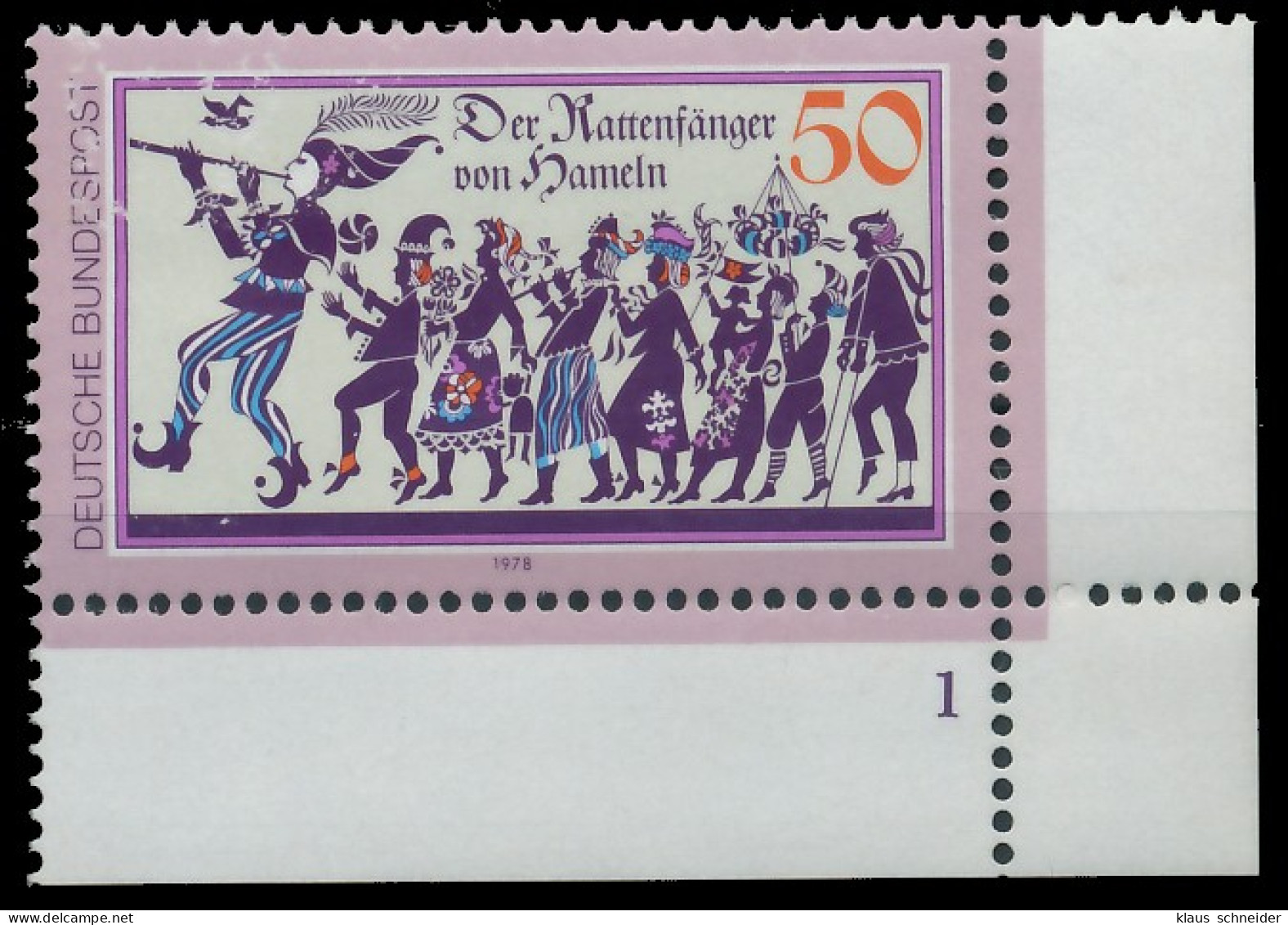 BRD BUND 1978 Nr 972 Postfrisch FORMNUMMER 1 X3D6516 - Nuevos