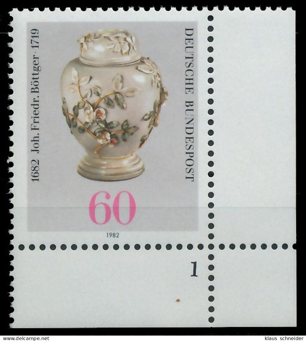 BRD BUND 1982 Nr 1118 Postfrisch FORMNUMMER 1 X3D6912 - Ongebruikt