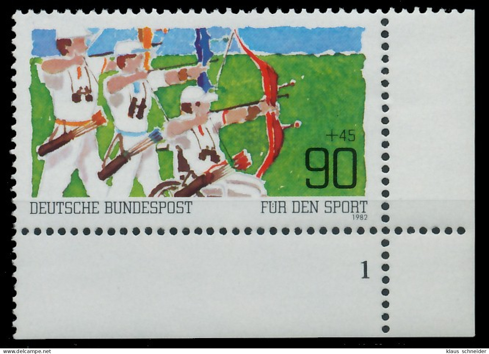 BRD BUND 1982 Nr 1128 Postfrisch FORMNUMMER 1 X3D6A2E - Unused Stamps
