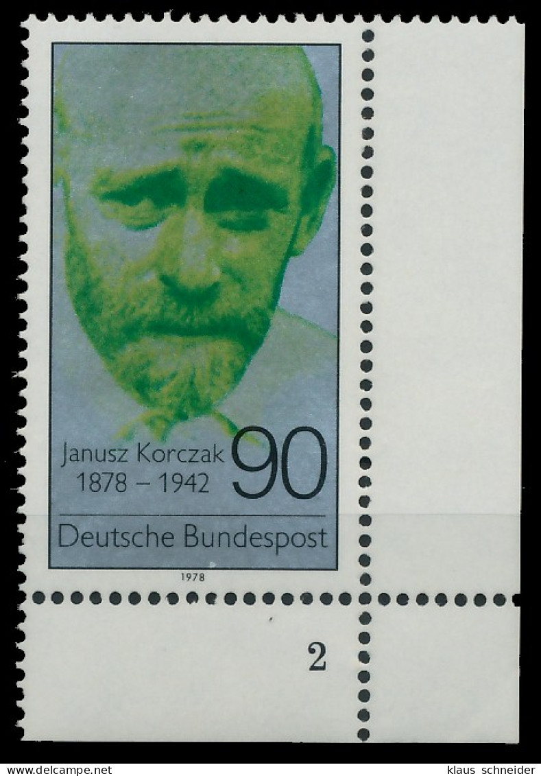BRD BUND 1978 Nr 973 Postfrisch FORMNUMMER 2 X3D6B22 - Neufs