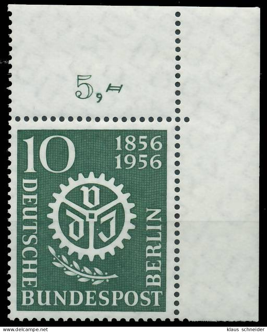 BERLIN 1956 Nr 138 Postfrisch ECKE-ORE X3D9EEE - Nuovi
