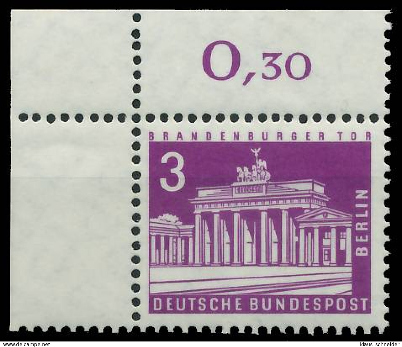 BERLIN DS BAUTEN 2 Nr 231 Postfrisch ECKE-OLI X3D9F16 - Unused Stamps