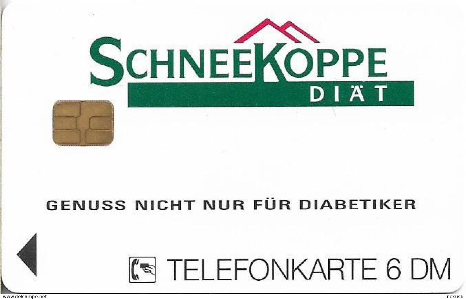 Germany - Schneekoppe 2 (Diät-Artikel) - O 0023 - 01.1994, 6DM, 6.000ex, Mint - O-Series : Customers Sets