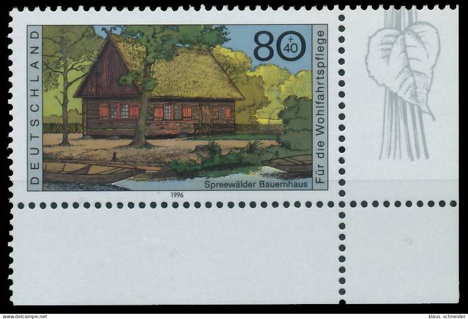 BRD BUND 1996 Nr 1883 Postfrisch ECKE-URE X3DA0D6 - Ungebraucht