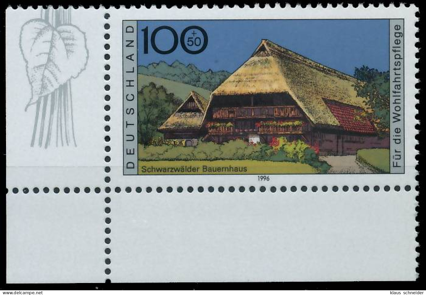BRD BUND 1996 Nr 1885 Postfrisch ECKE-ULI X3DA146 - Unused Stamps