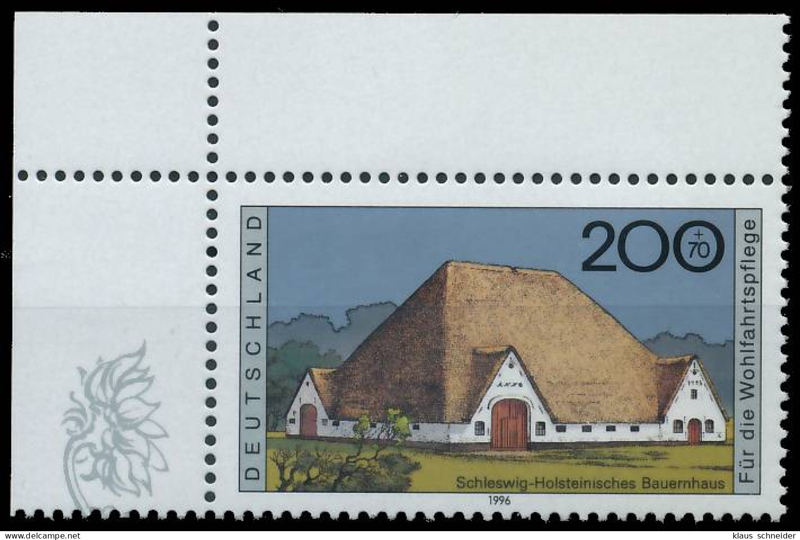 BRD BUND 1996 Nr 1887 Postfrisch ECKE-OLI SF37E4A - Unused Stamps