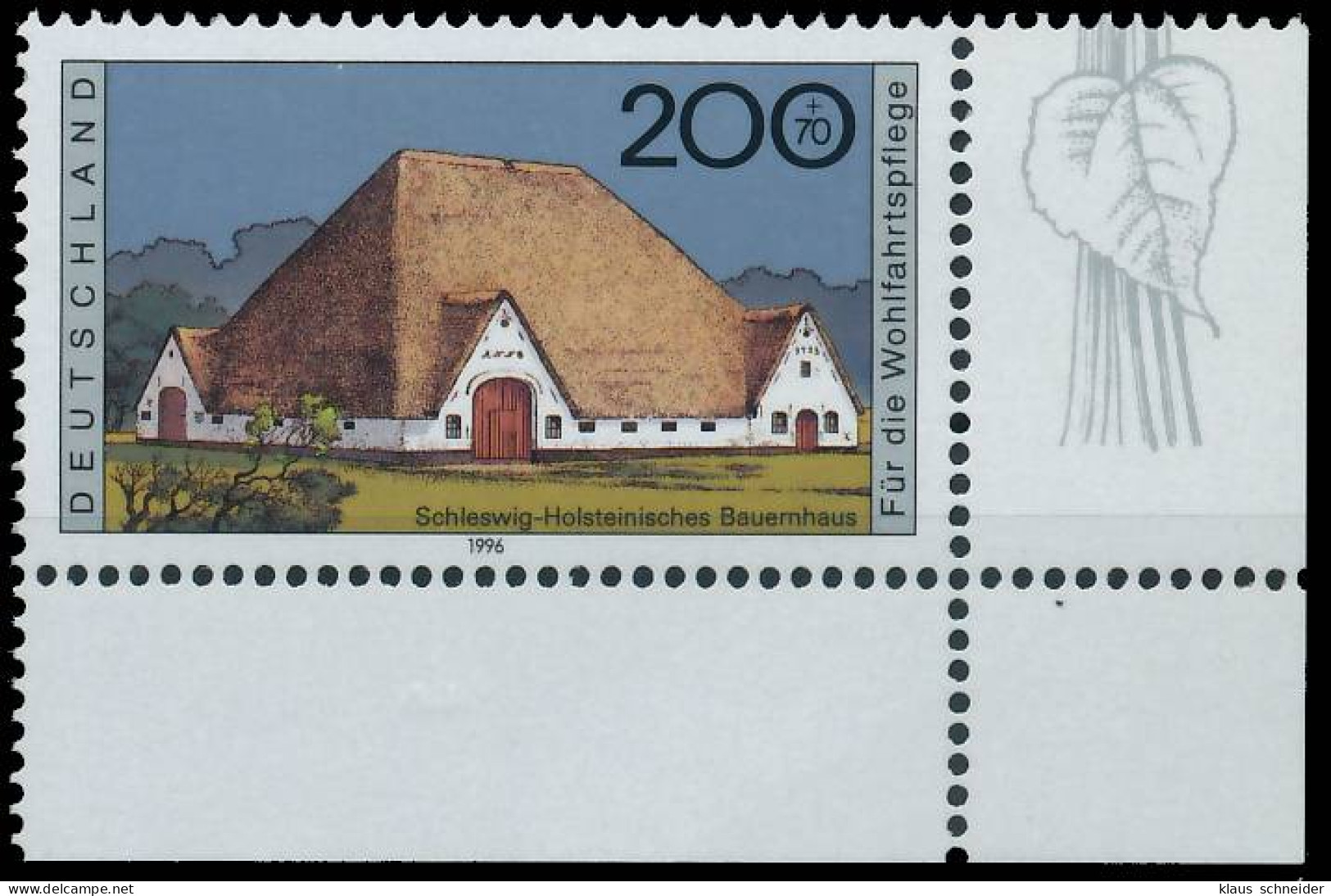 BRD BUND 1996 Nr 1887 Postfrisch ECKE-URE X3DA1BA - Unused Stamps