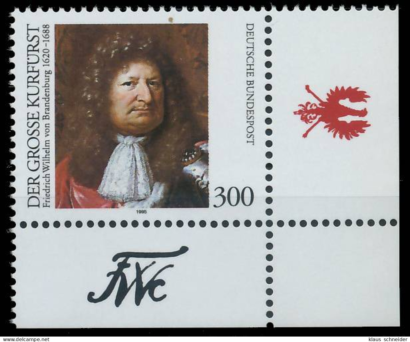 BRD BUND 1995 Nr 1781 Postfrisch ECKE-URE X3DA38E - Unused Stamps