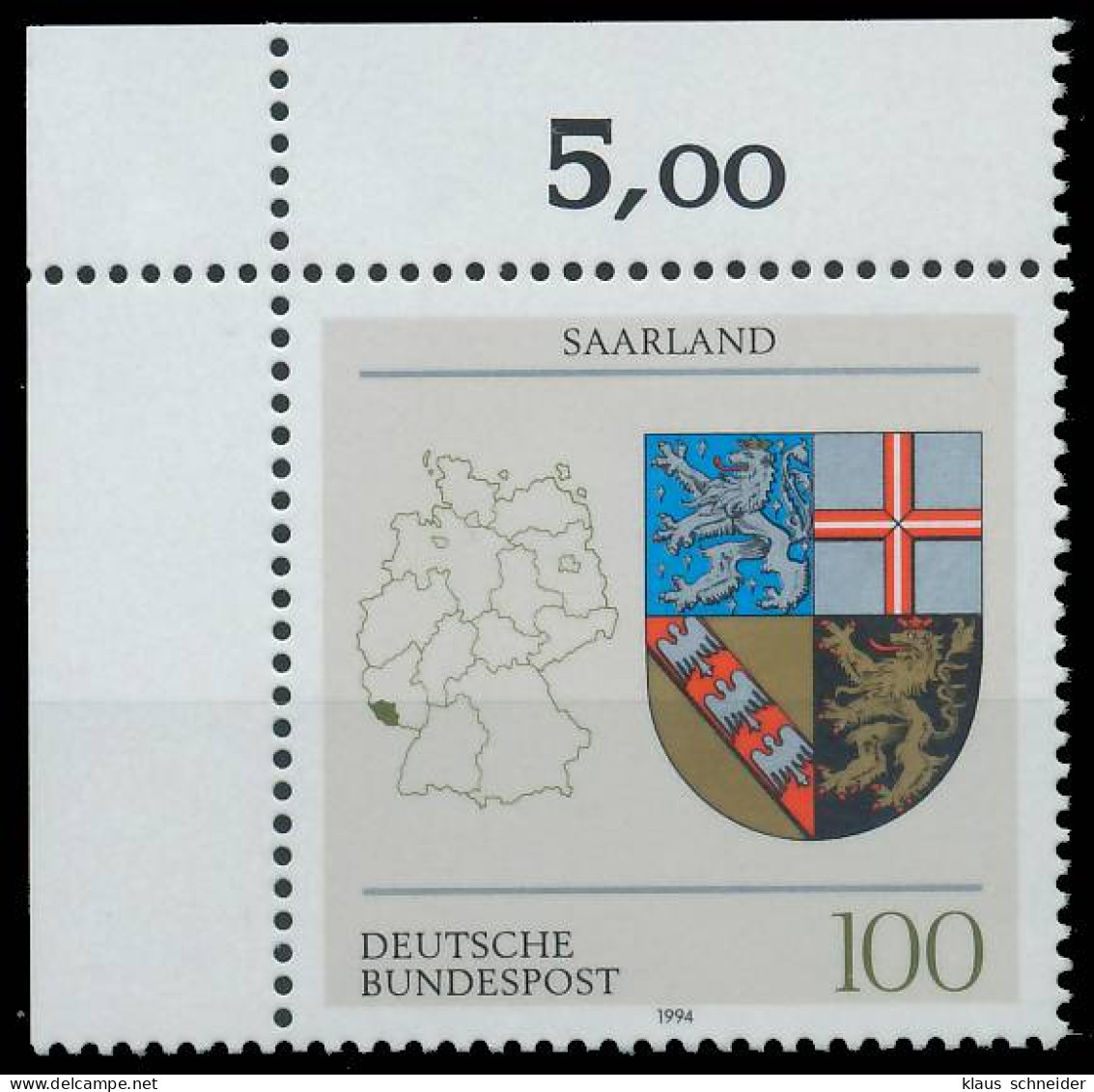 BRD BUND 1994 Nr 1712 Postfrisch ECKE-OLI X3DFE8A - Nuovi