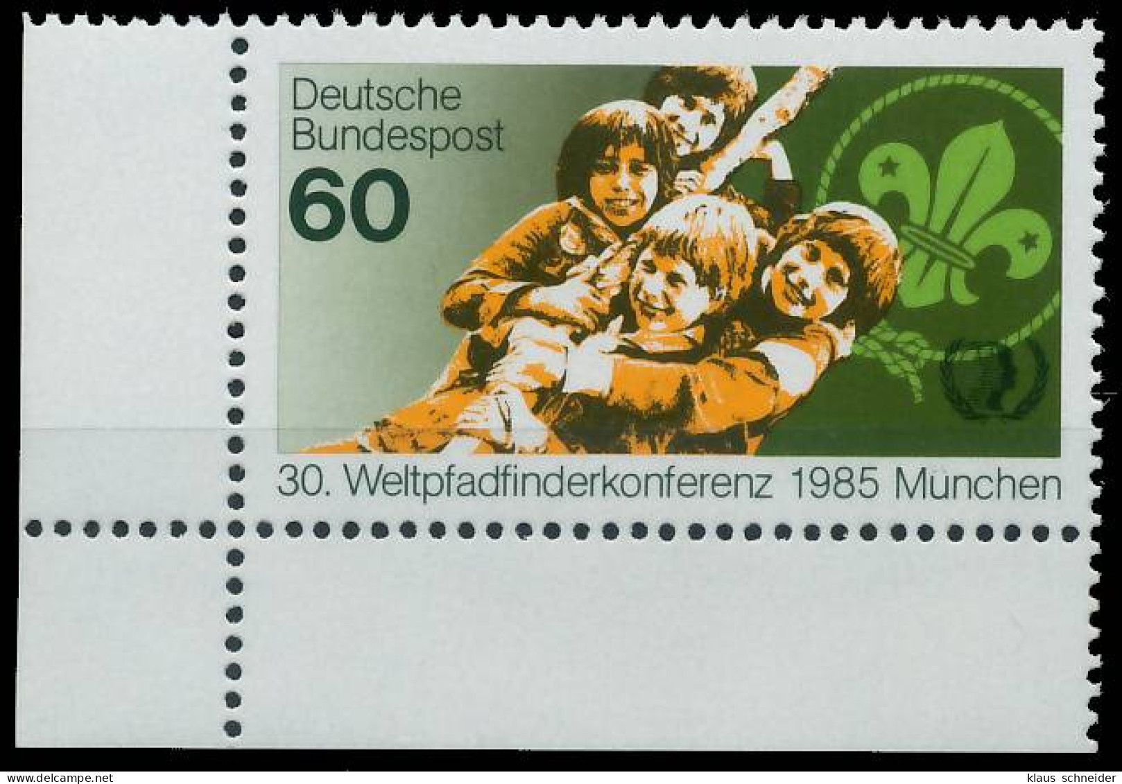 BRD BUND 1985 Nr 1254 Postfrisch ECKE-ULI X3E3FAE - Unused Stamps