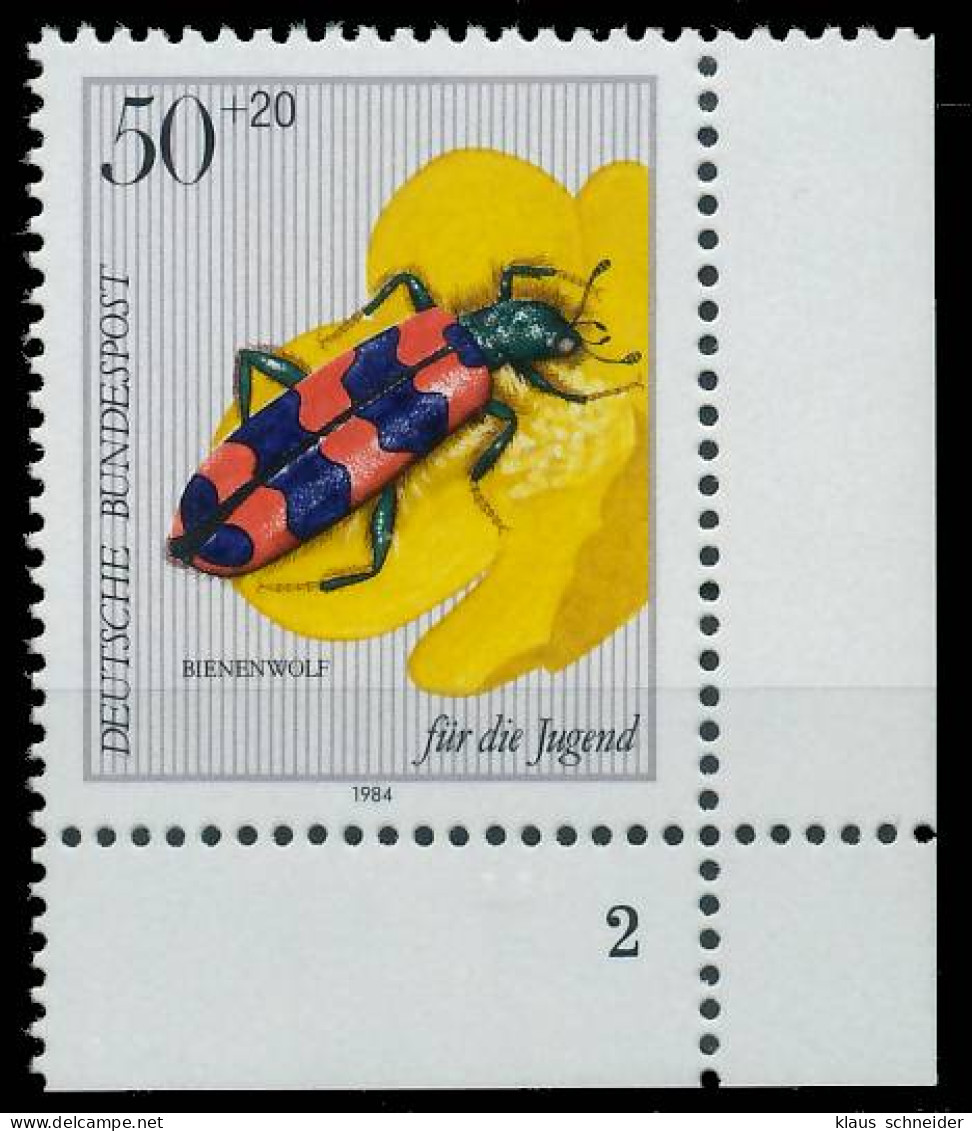 BRD BUND 1984 Nr 1202 Postfrisch FORMNUMMER 2 X3E40EE - Unused Stamps