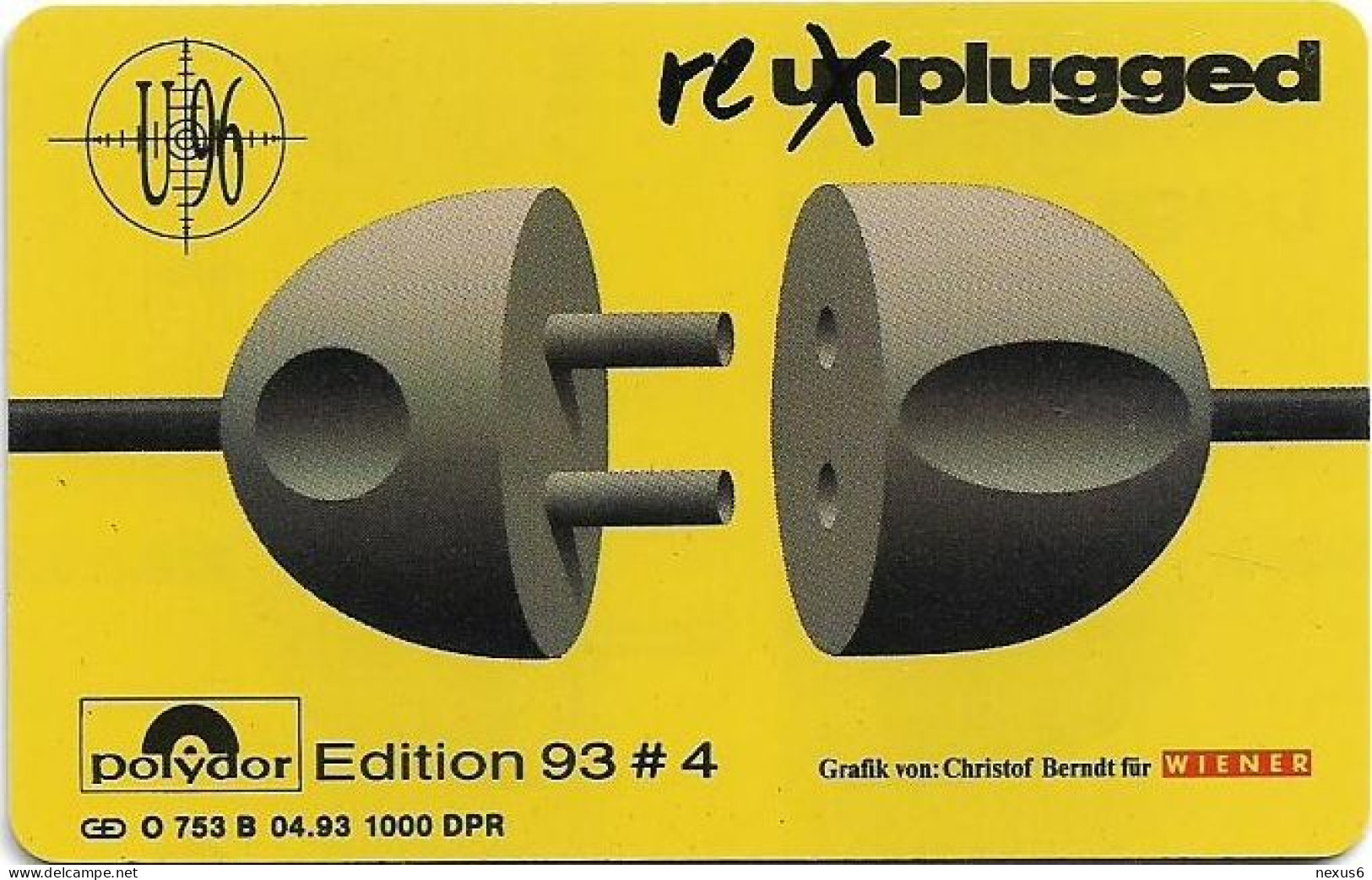 Germany - Polydor Topstars 2 - Unplugged - O 0753B - 04.1993, 6DM, 1.000ex, Mint - O-Serie : Serie Clienti Esclusi Dal Servizio Delle Collezioni