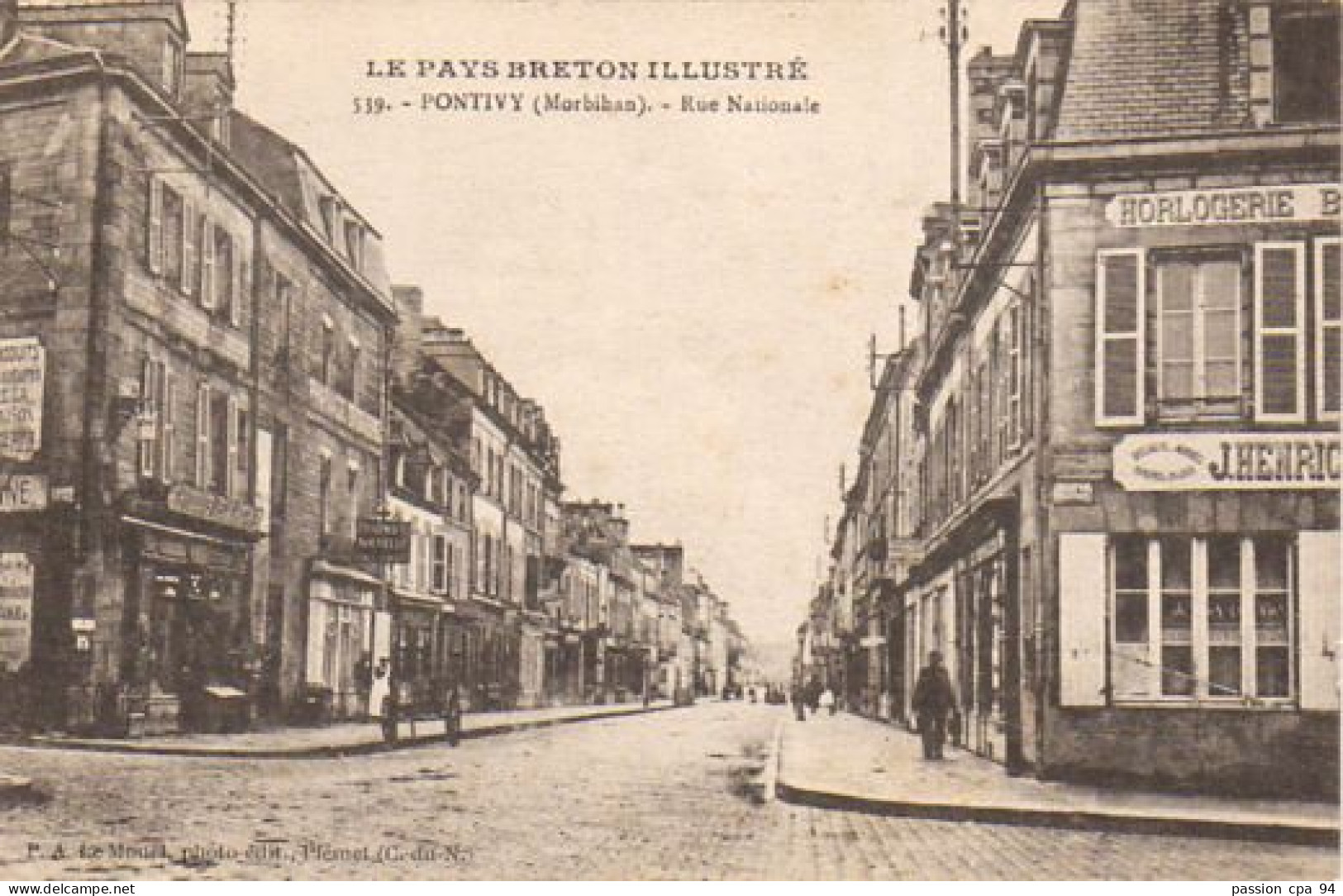 S20-022 Pontivy - Rue Nationale - Pontivy