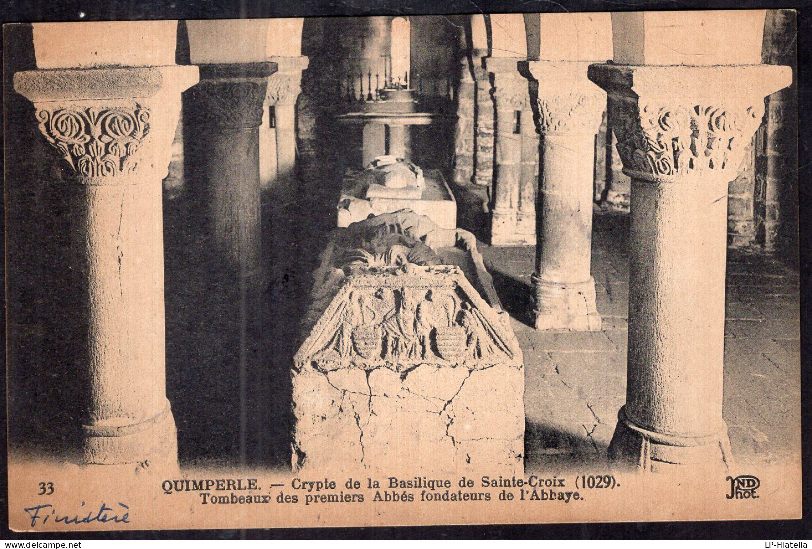 France - Quimperlé - Crypte De La Basilique De Sainte Croix - Quimperlé