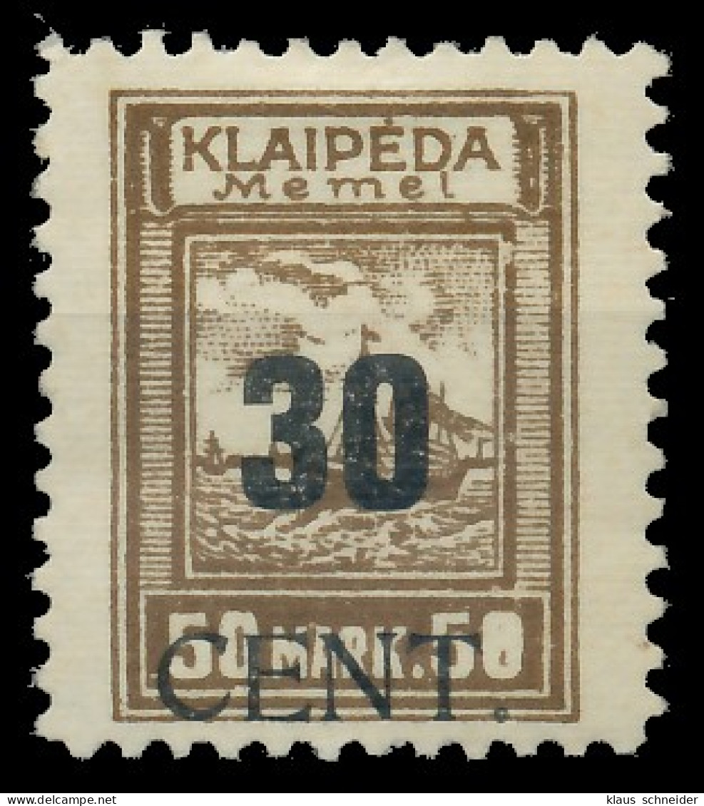 MEMEL 1923 Nr 194 Ungebraucht X41151E - Memel (Klaïpeda) 1923