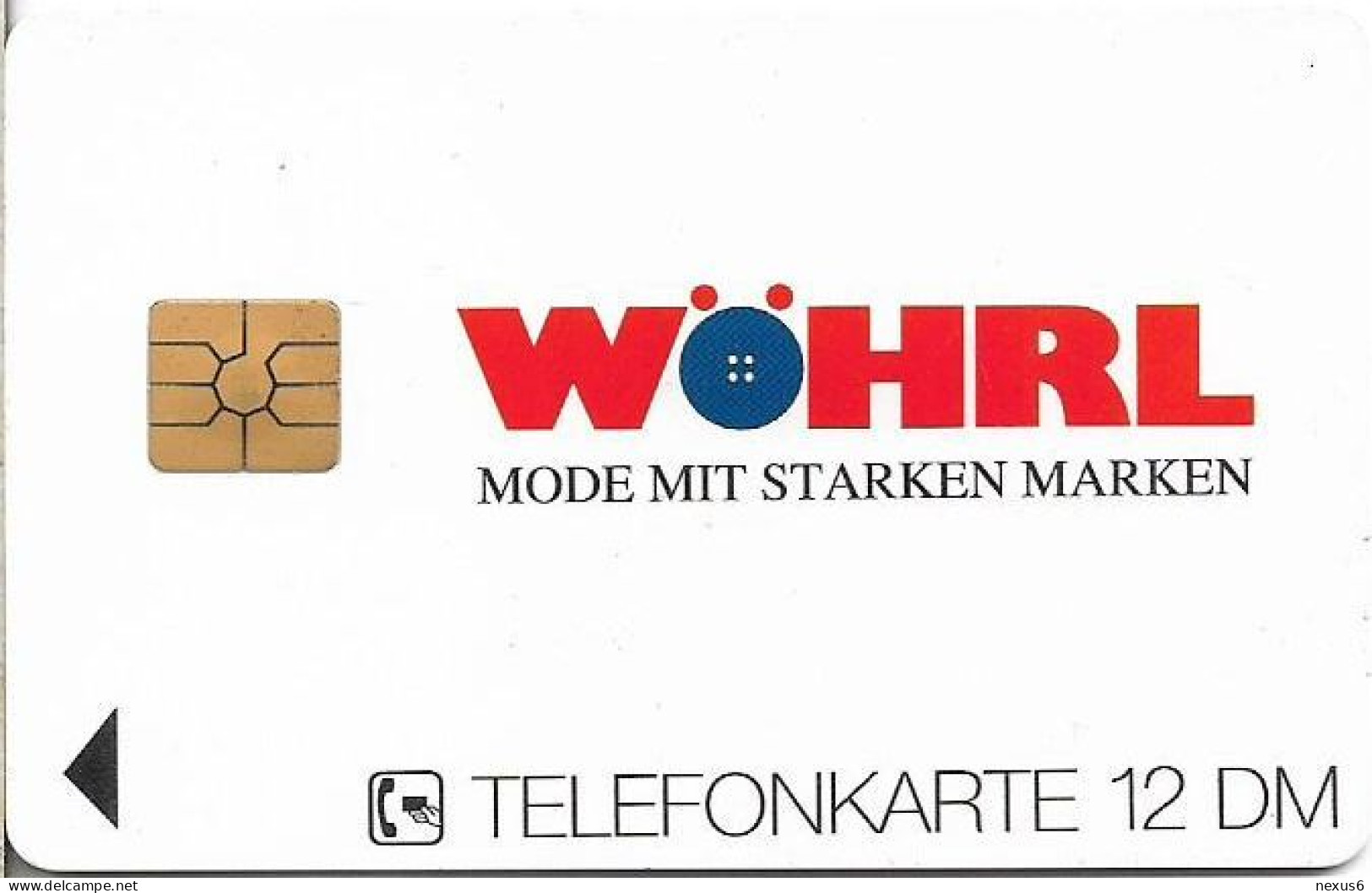 Germany - Wöhrl Mode - O 2413 - 11.1994, 12DM, 1.000ex, Used - O-Serie : Serie Clienti Esclusi Dal Servizio Delle Collezioni