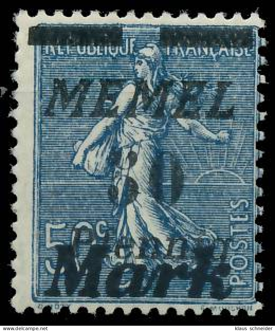 MEMEL 1923 Nr 123b Ungebraucht X416B9E - Memelgebiet 1923