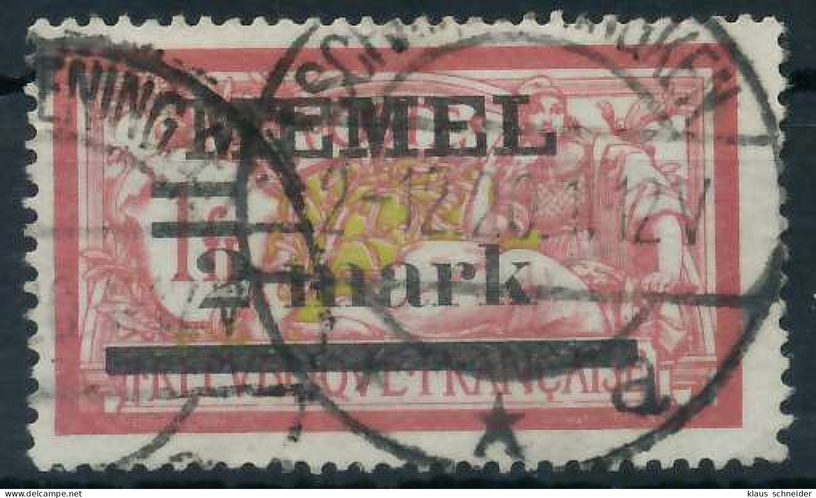 MEMEL 1920 Nr 28y Gestempelt X44781A - Memel (Klaïpeda) 1923