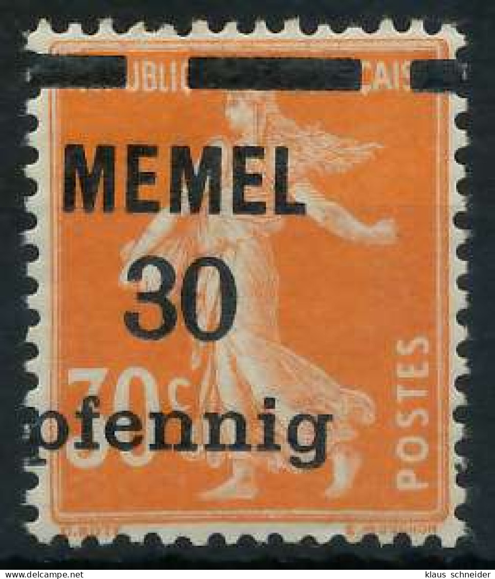 MEMEL 1920 Nr 21z Postfrisch X4478A6 - Memel (Klaipeda) 1923