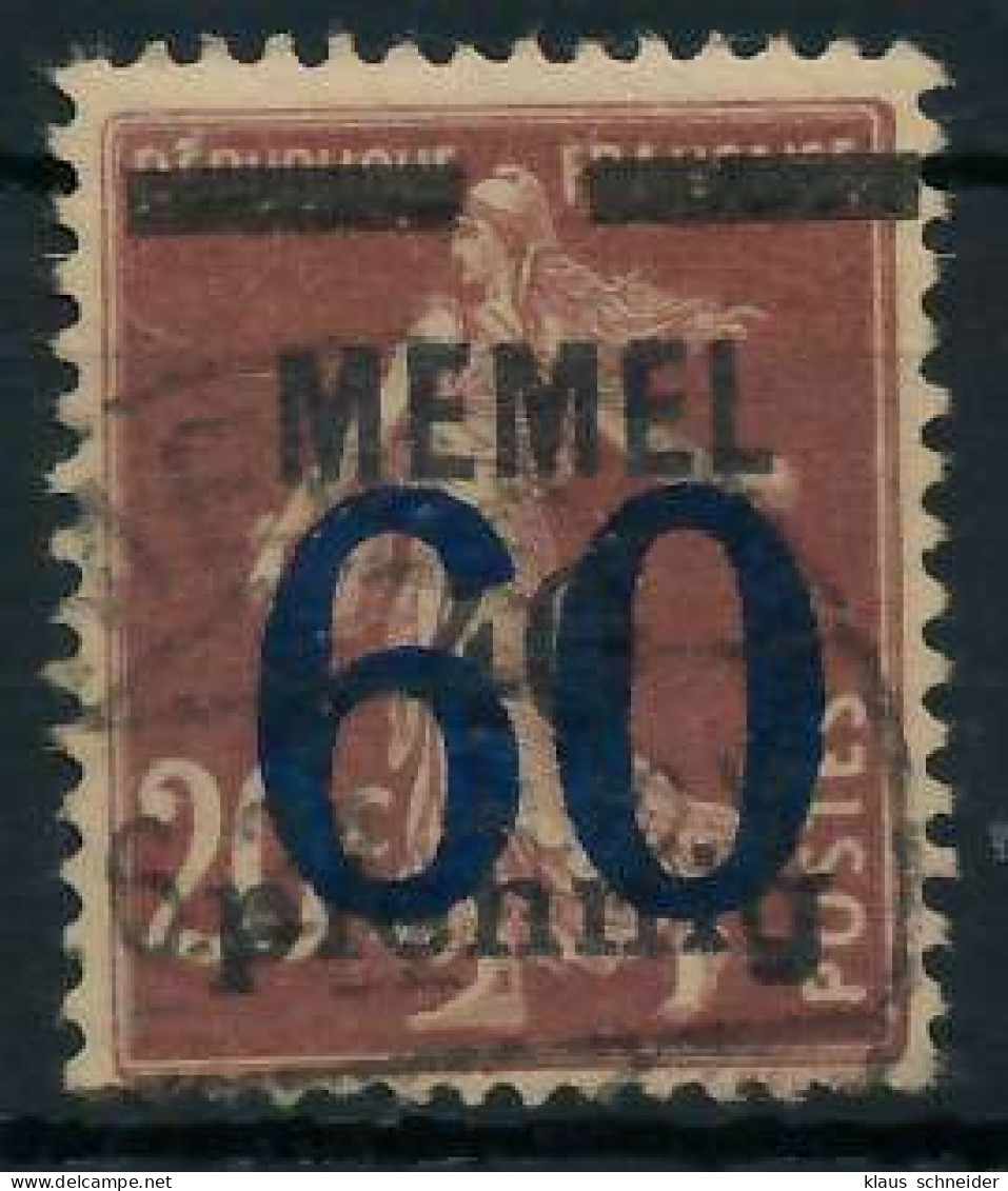 MEMEL 1921 Nr 35 Gestempelt X4479FA - Memelgebiet 1923