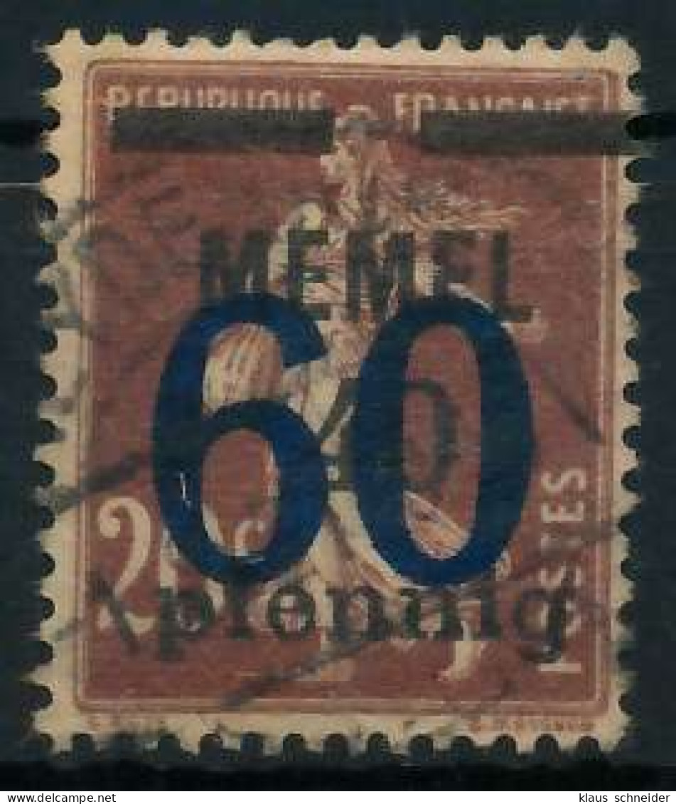 MEMEL 1921 Nr 35 Gestempelt X4479EE - Memelgebiet 1923