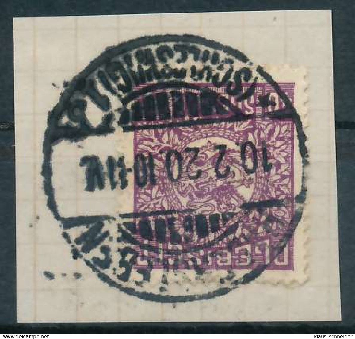 ABSTGEB SCHLESWIG Nr 9 Zentrisch Gestempelt Briefstück X4C386A - Sonstige & Ohne Zuordnung