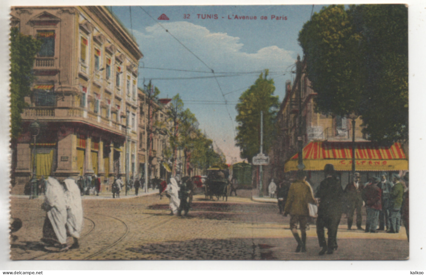 CPA ( Tunis - Avenue De Paris ) - Tunesien