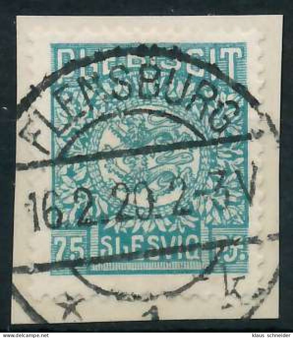 ABSTGEB SCHLESWIG Nr 10 Zentrisch Gestempelt Briefstück X4C389A - Autres & Non Classés