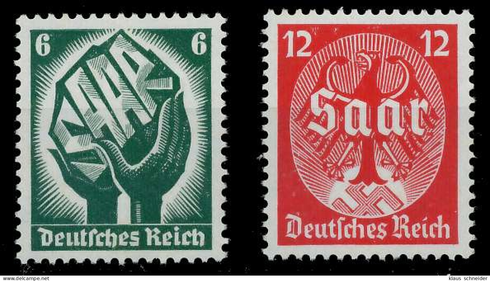 DEUTSCHES REICH 1934 Nr 544-545 Postfrisch X4D6A62 - Ungebraucht