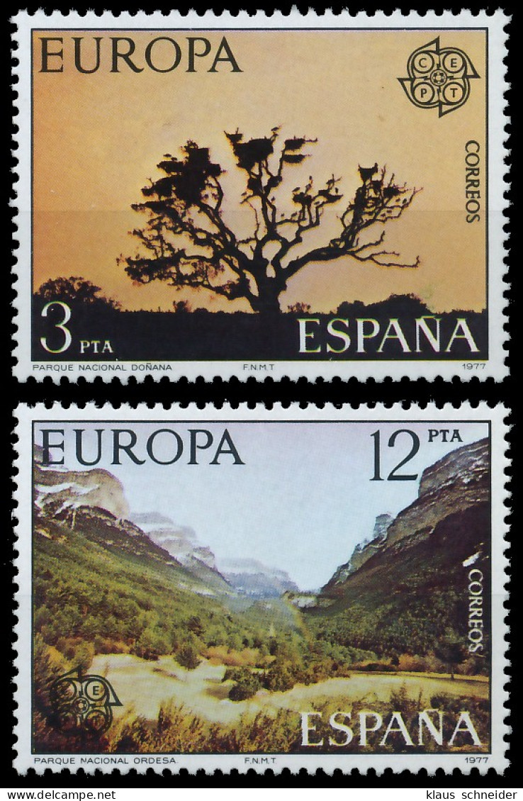 SPANIEN 1977 Nr 2299-2300 Postfrisch S1777C2 - Ungebraucht