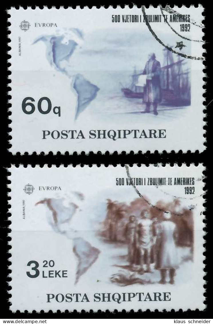 ALBANIEN 1992 Nr 2510-2511 Gestempelt X5DAC92 - Albanie