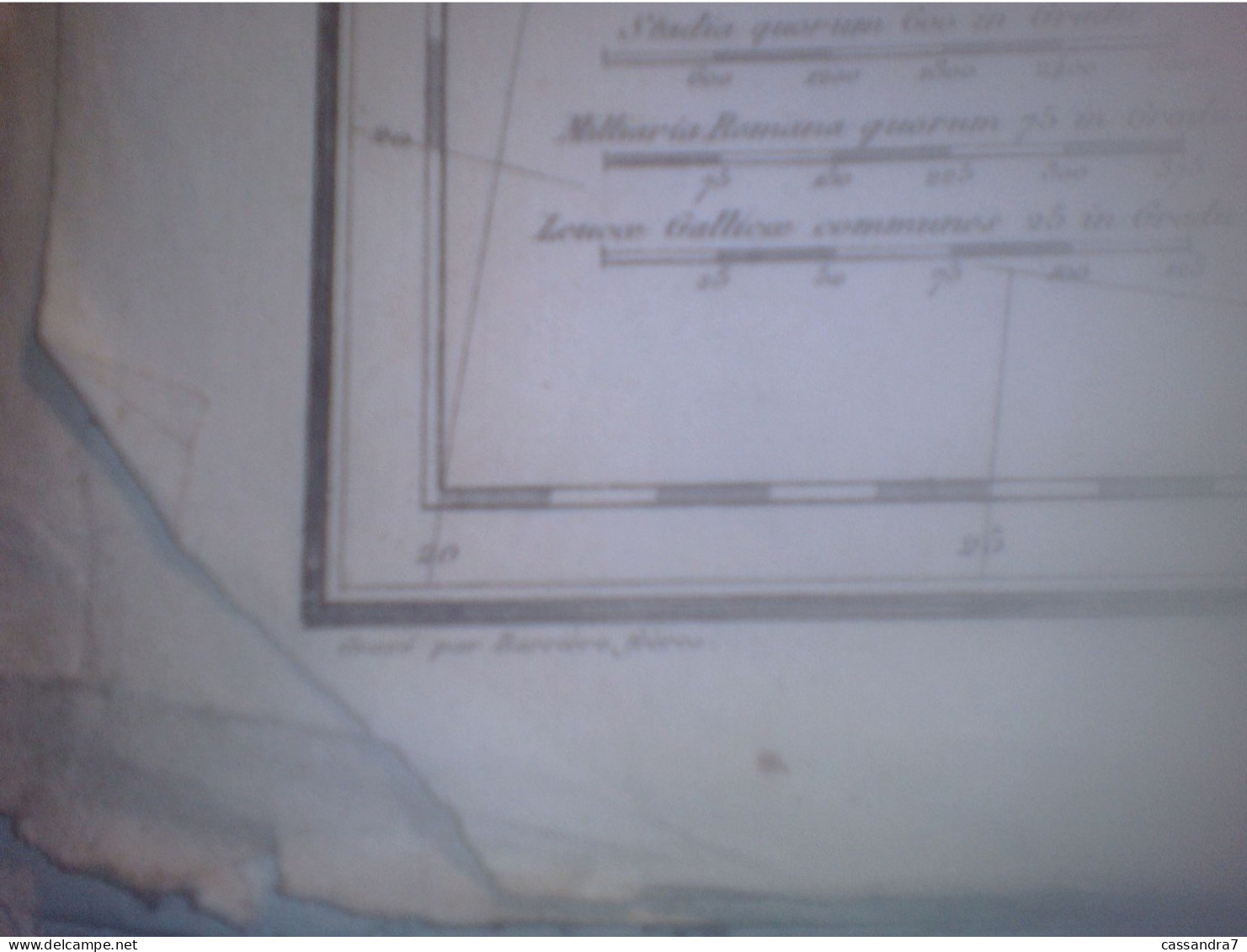 Rare Carte Ancienne Vieux Papier Genre Lithographie Gravé Par Barrière Frères Alexandri Magni Imperium & Expeditiones - Altri & Non Classificati