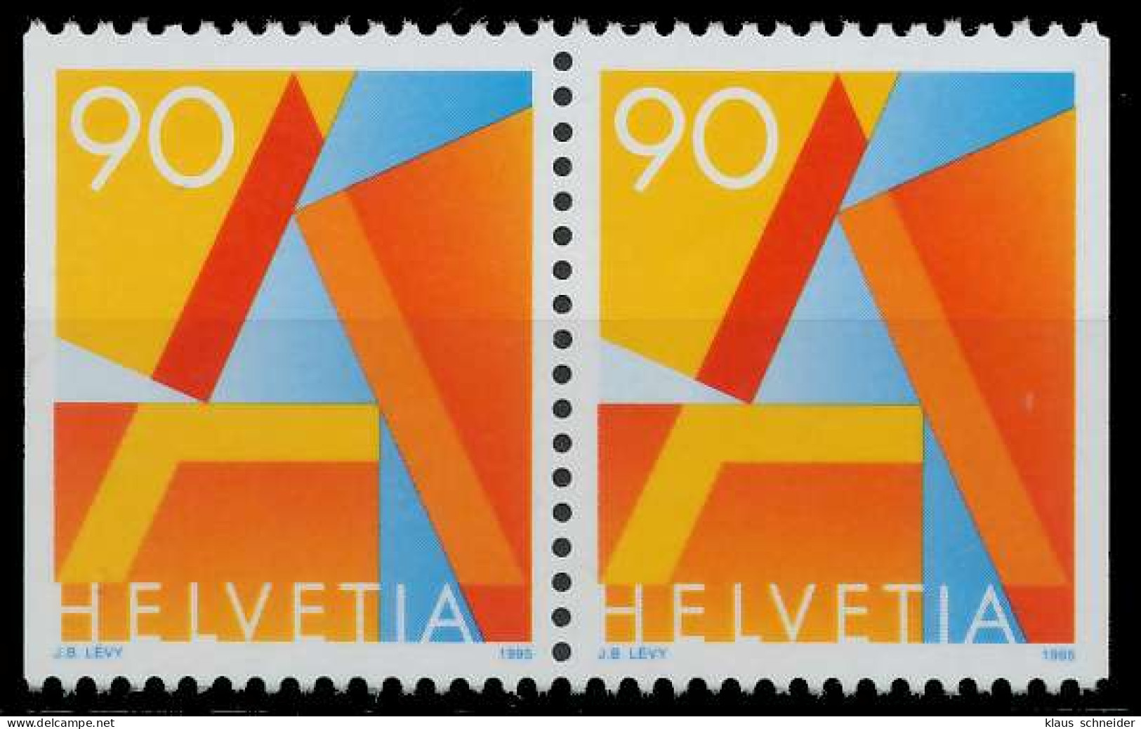 SCHWEIZ 1995 Nr 1563yDl 1563yDr Postfrisch WAAGR PAAR X683C32 - Ongebruikt